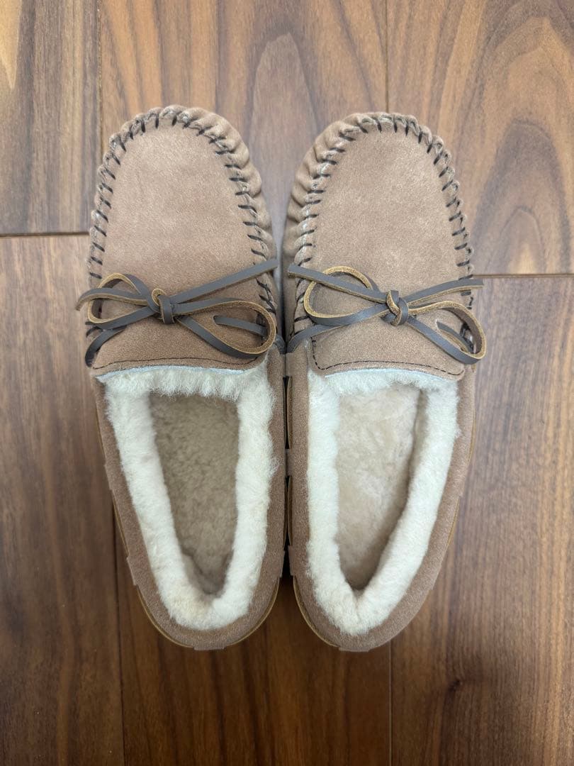 えんり⭐︎ EMU Australia モカシン ベージュ（箱なし）