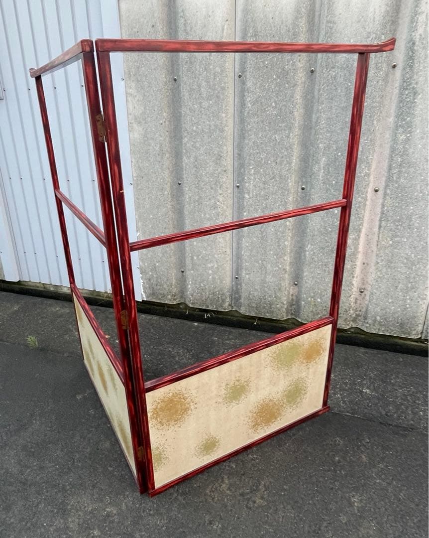 稀少/古道具/当時物/無垢材/木製/衣紋掛け/衣桁/着物掛け/32