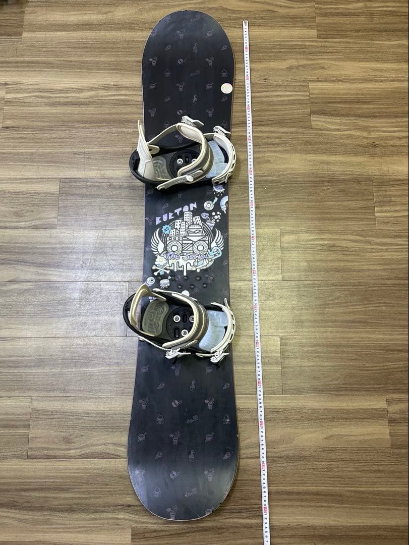 スノーボード Burton 142cmビンディングSALOMON size XS