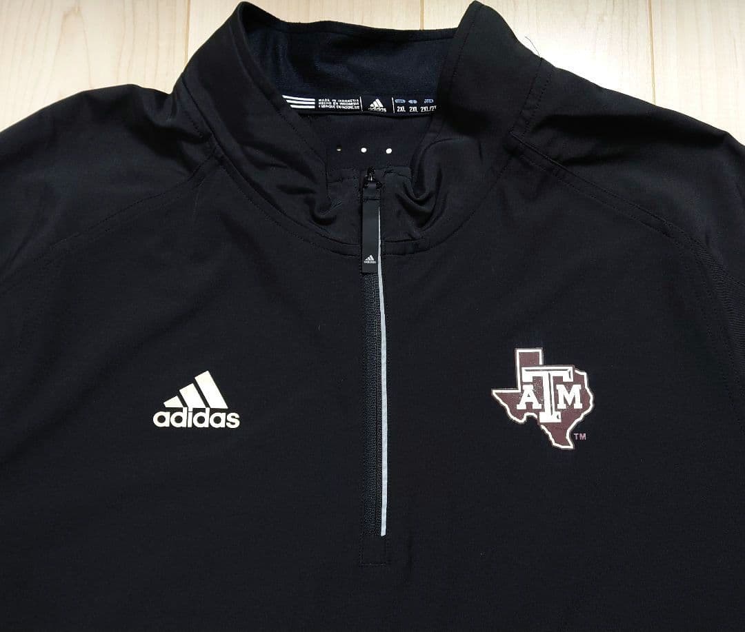 NCAA テキサスA&M大学 クォータージップ ナイロンジャケット【2XL】