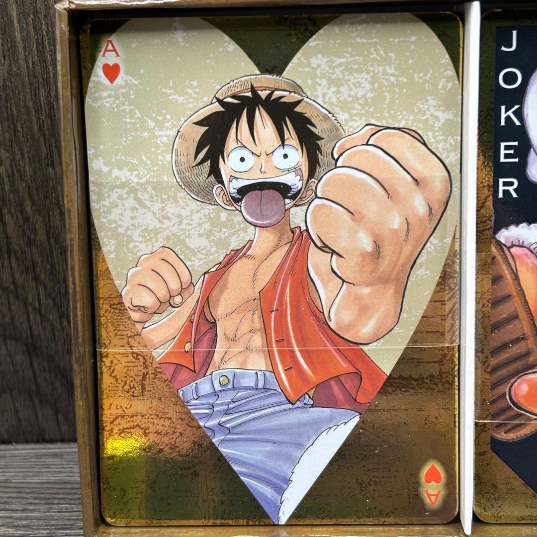 未使用品ワンピース ONE PIECE ゴールデントランプ 麦わらの一味 ルフィ