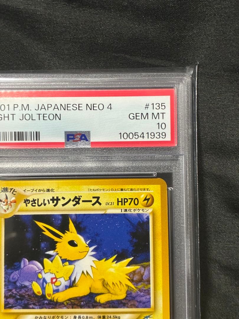 世界136枚 PSA10 やさしいサンダース 旧裏 2001 135 5