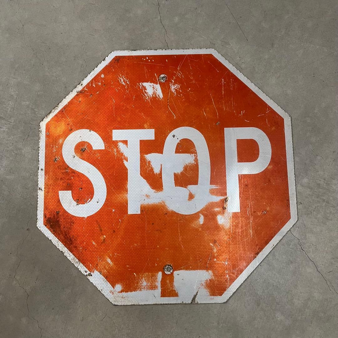 STOP Sign ロードサイン アメリカ ビンテージ ディスプレイ ガレージ