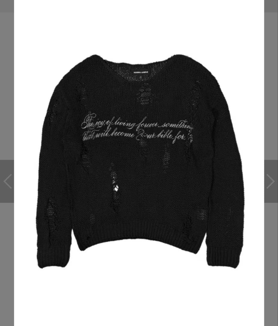 【Rosen Kreuz】LOOSE MESH KNIT