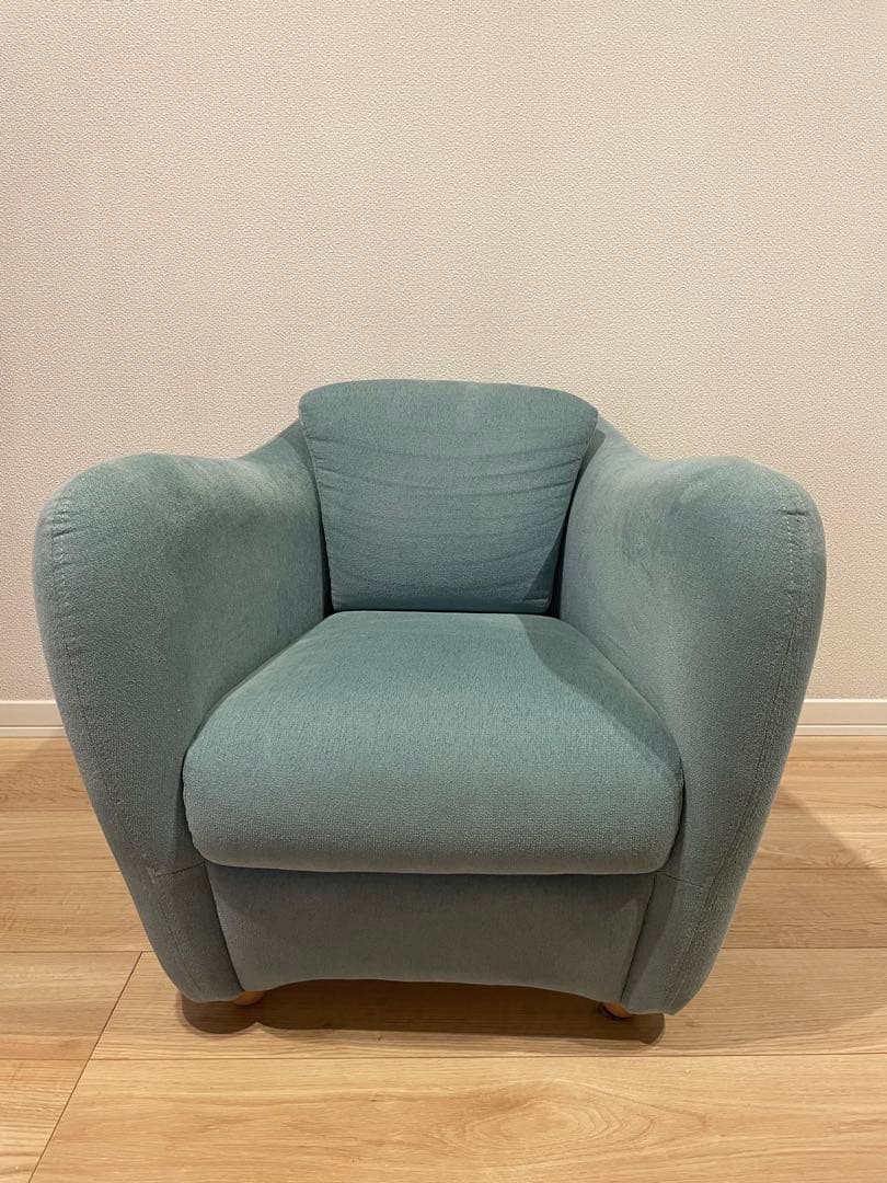 1人掛けソファ MINI MILLER ARM CHAIR Blue Gray/IDEE