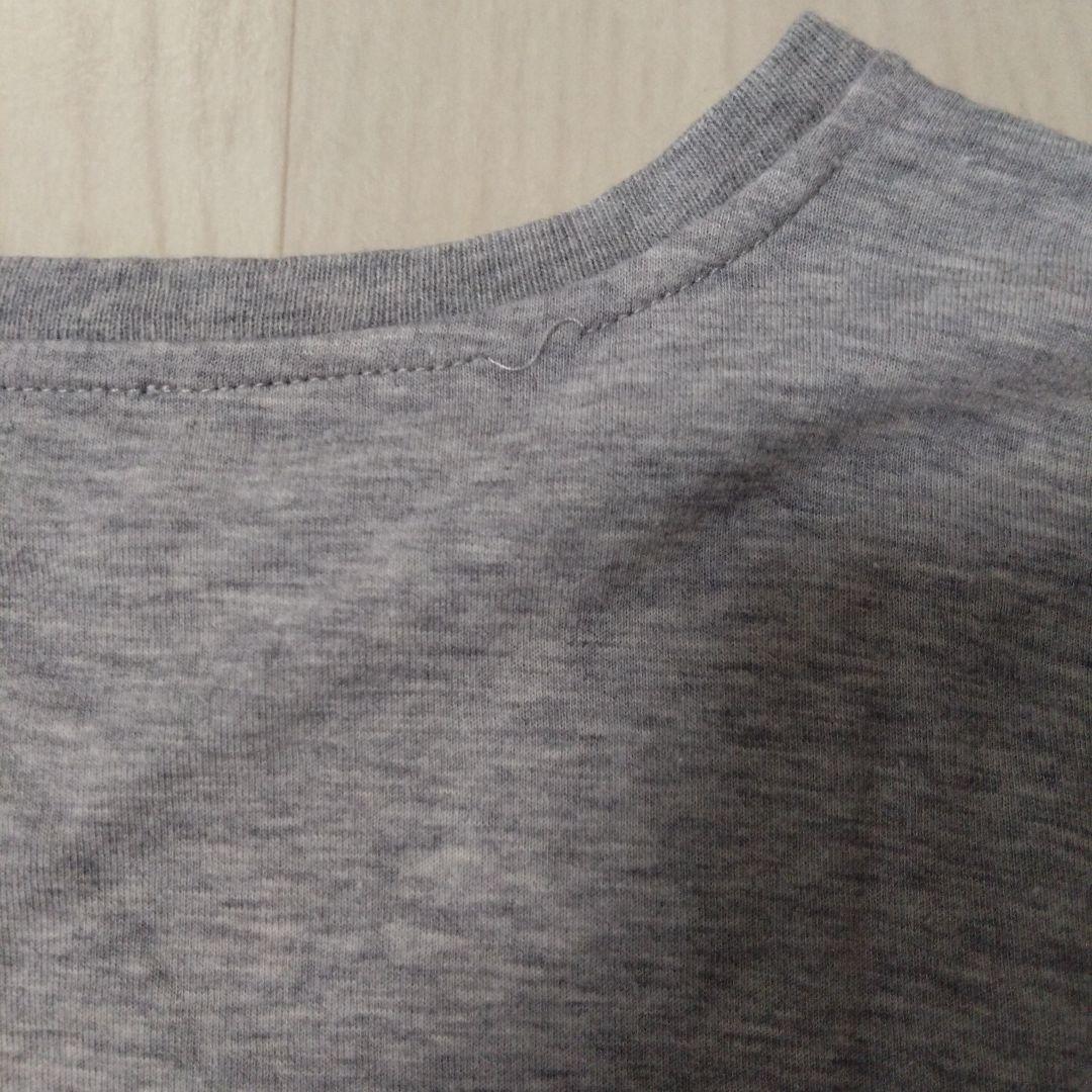 h111e 美品 Gucci グレー Vネック長袖 Tシャツ 2枚セット