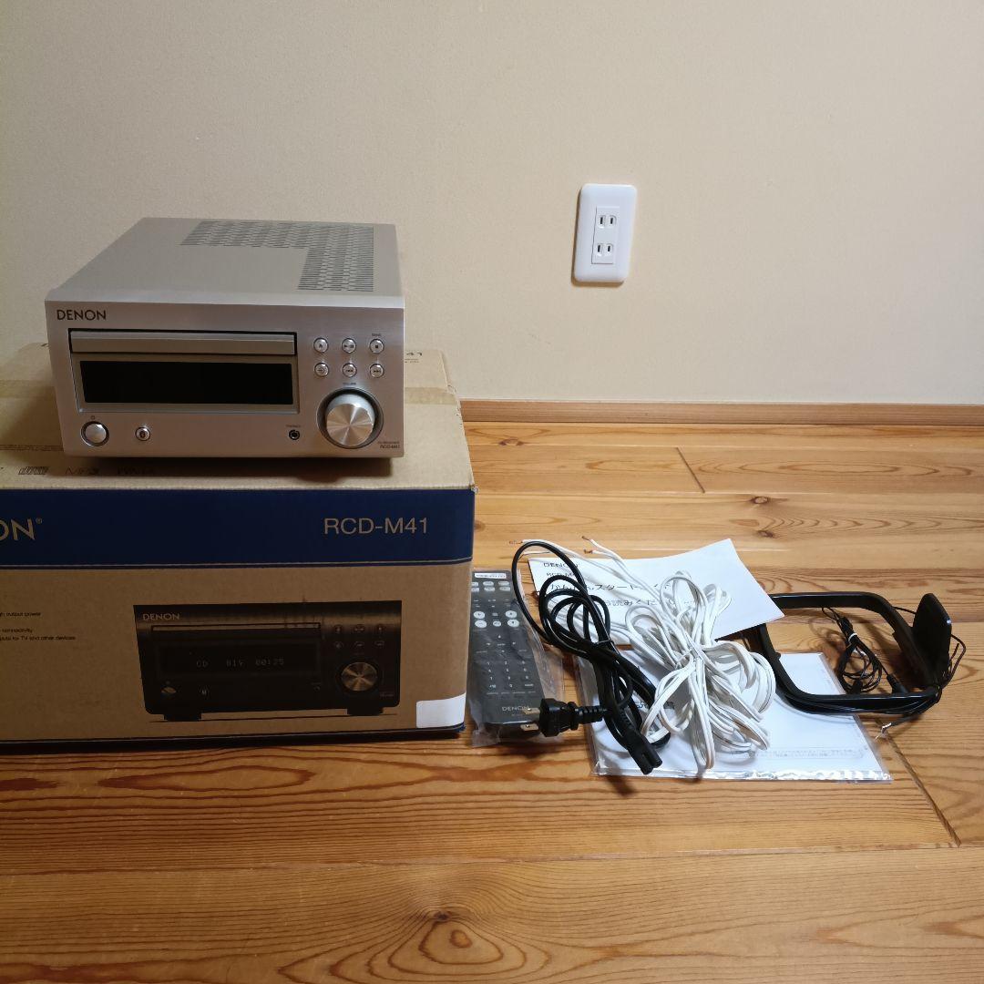 DENON CDレシーバー RCD-M41 【使用期間1年未満・長期保証加入】