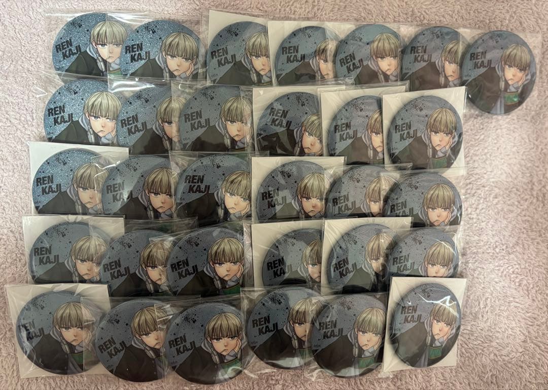 ランダムグリッター缶バッジ 梶蓮 ウィンブレ展 31個まとめ売り