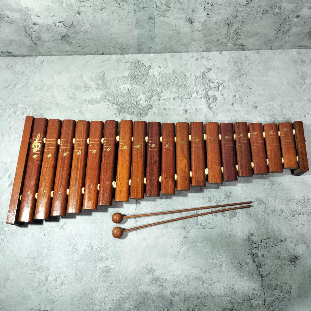 KAWAI シロホン 18音 卓上 木琴 18S 無垢材