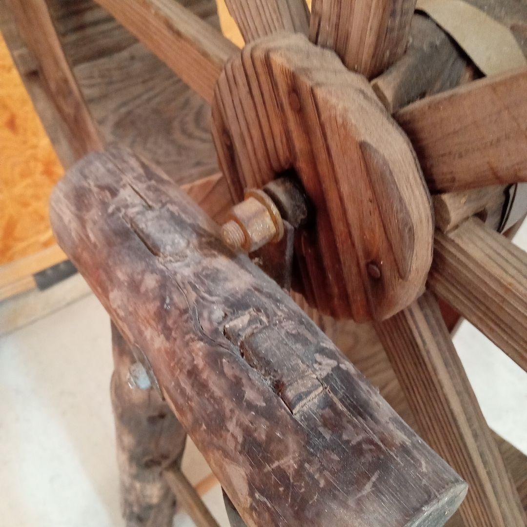 木製の車輪 水車 インテリア装飾用