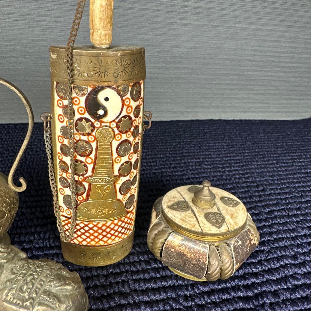 ネパール　置物　小物入れ