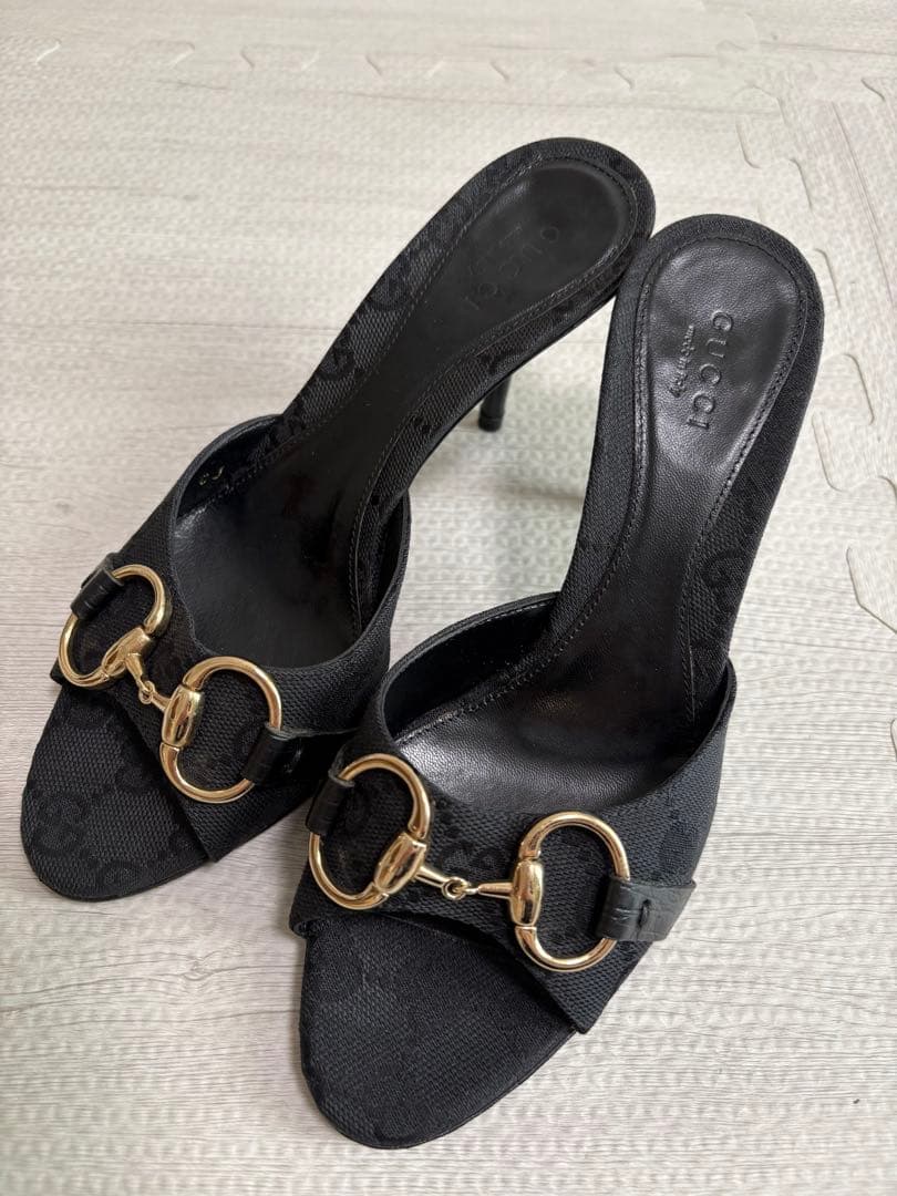グッチ　ホースビット　サンダル　34