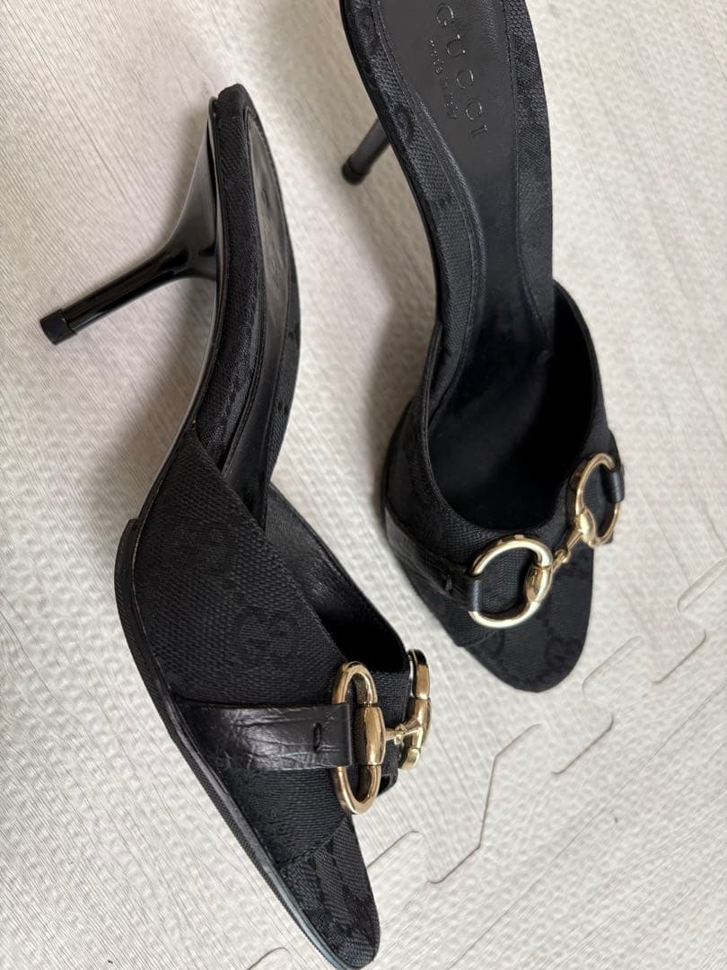 グッチ　ホースビット　サンダル　34