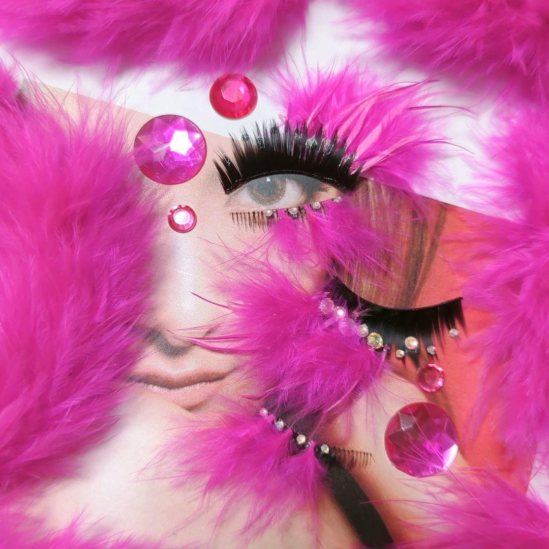 ❤SuperSwanMagenta❤partyまつげ上下 スーパースワンマゼンタ