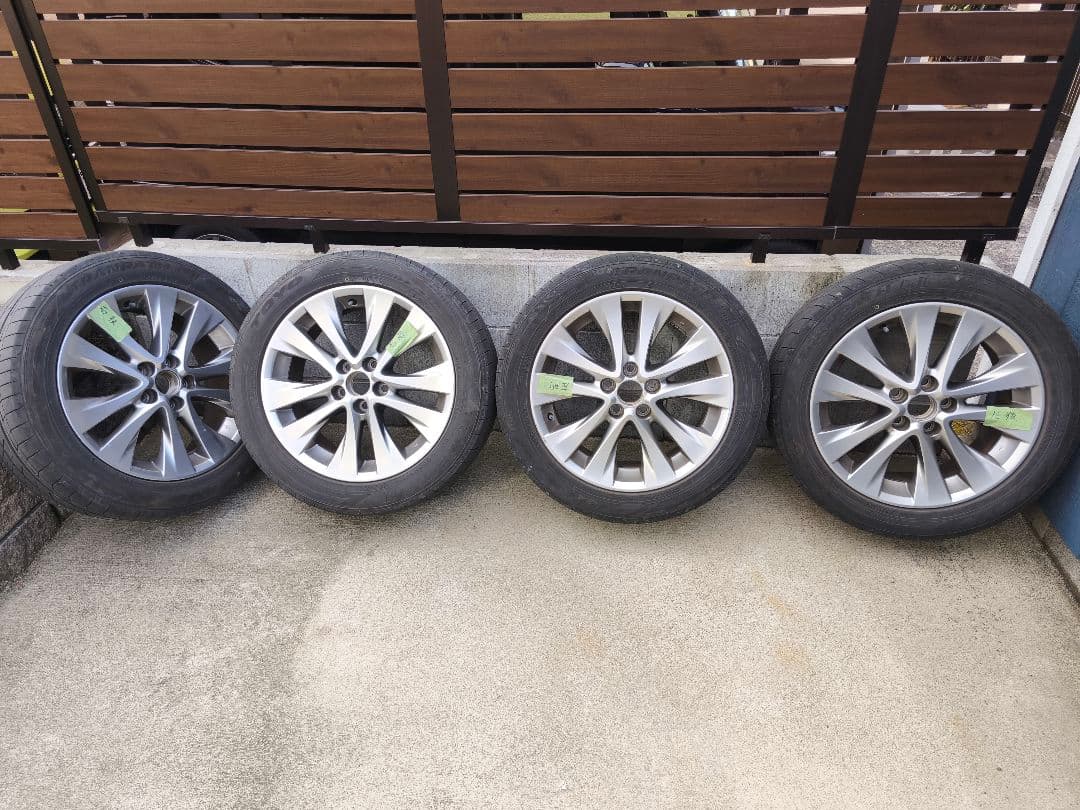 【送料込】アルファード純正ホイール、夏タイヤ４本セット