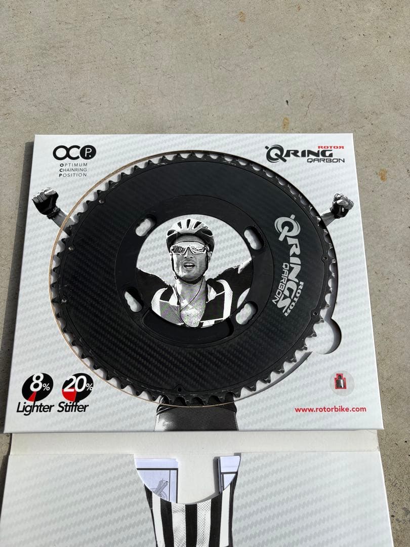 ROTOR Q-Ring Carbon 53T チェーンリング