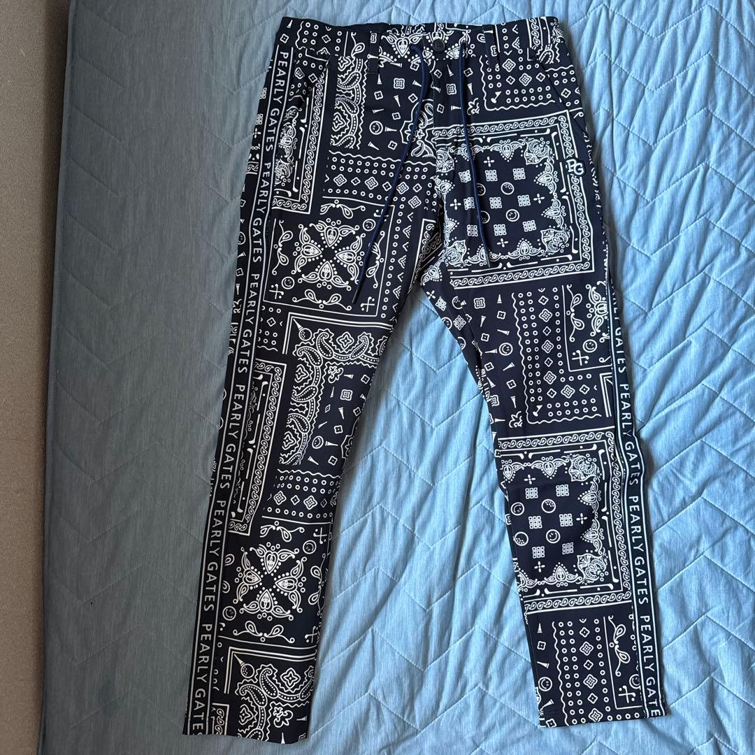 PEARLY GATES パーリーゲイツ　バンダナ柄パンツ