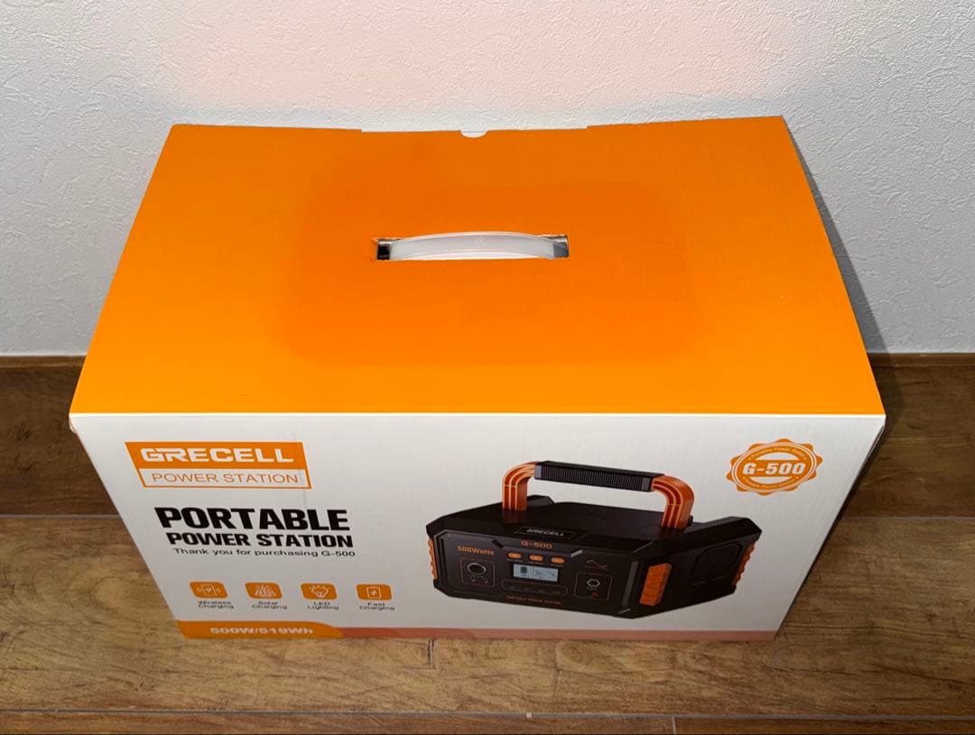 【ジャンク】　新品　GRECELL ポータブル電源 G-500