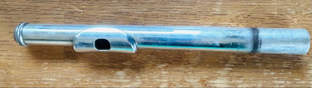 頭部官銀製フルート ケース付き　ヤマハYFL31