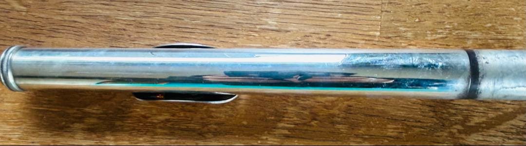 頭部官銀製フルート ケース付き　ヤマハYFL31