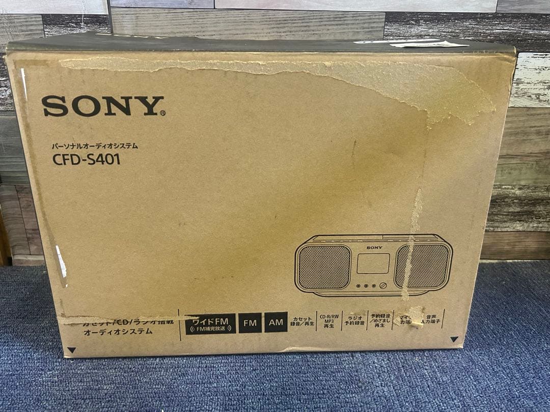 未使用 CFD-S401 パーソナルオーディオシステム CD ラジオ カセット
