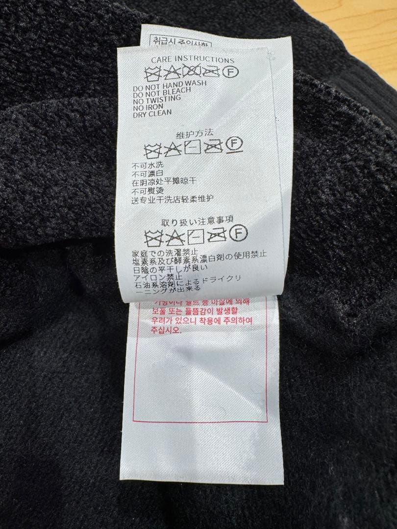 美USED ANEW GOLF メンズ モックネックボーダー刺繍ロゴニット