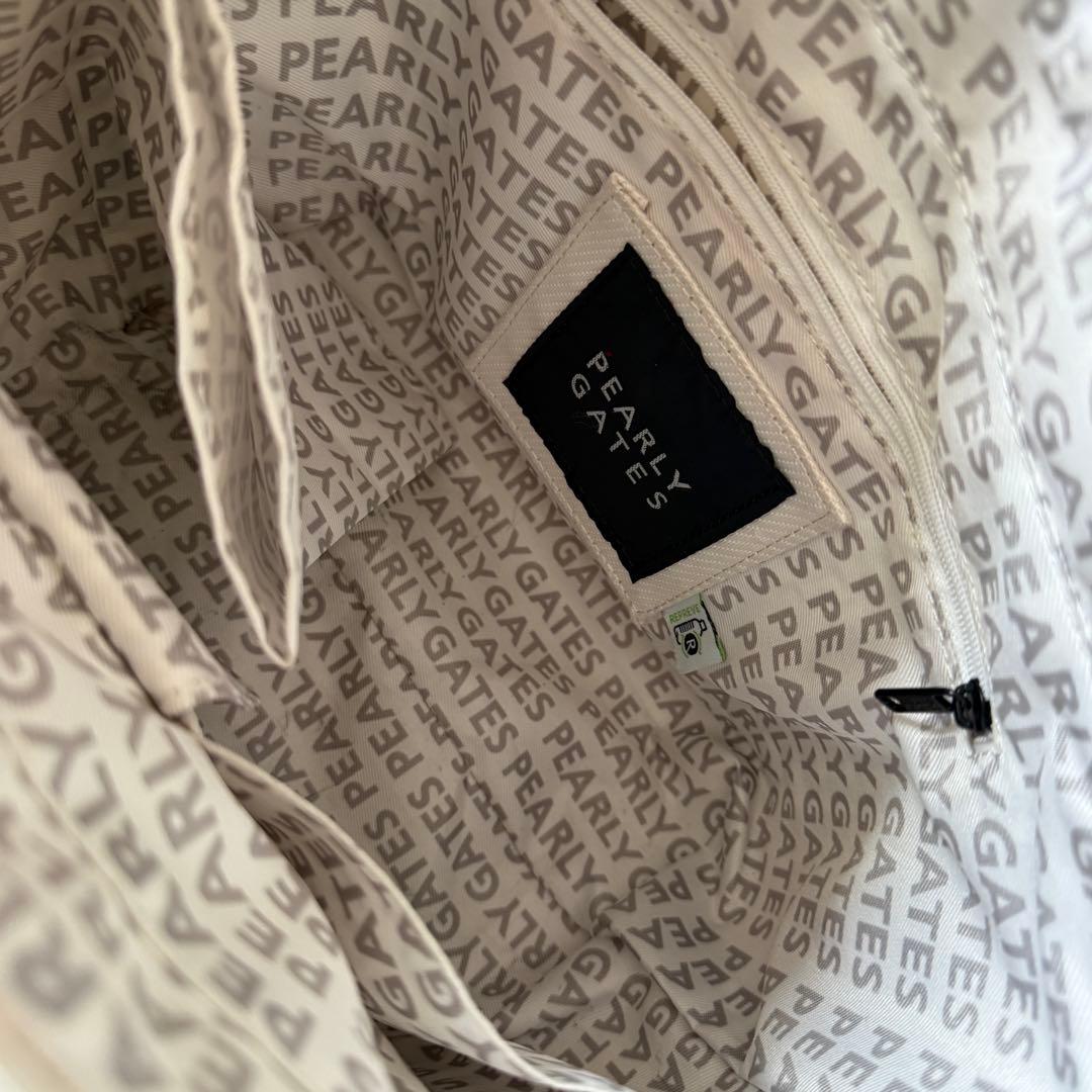 パーリーゲイツ　カートバッグ　ロッカーバッグ　トートバッグ　白　バッグ　ホワイト