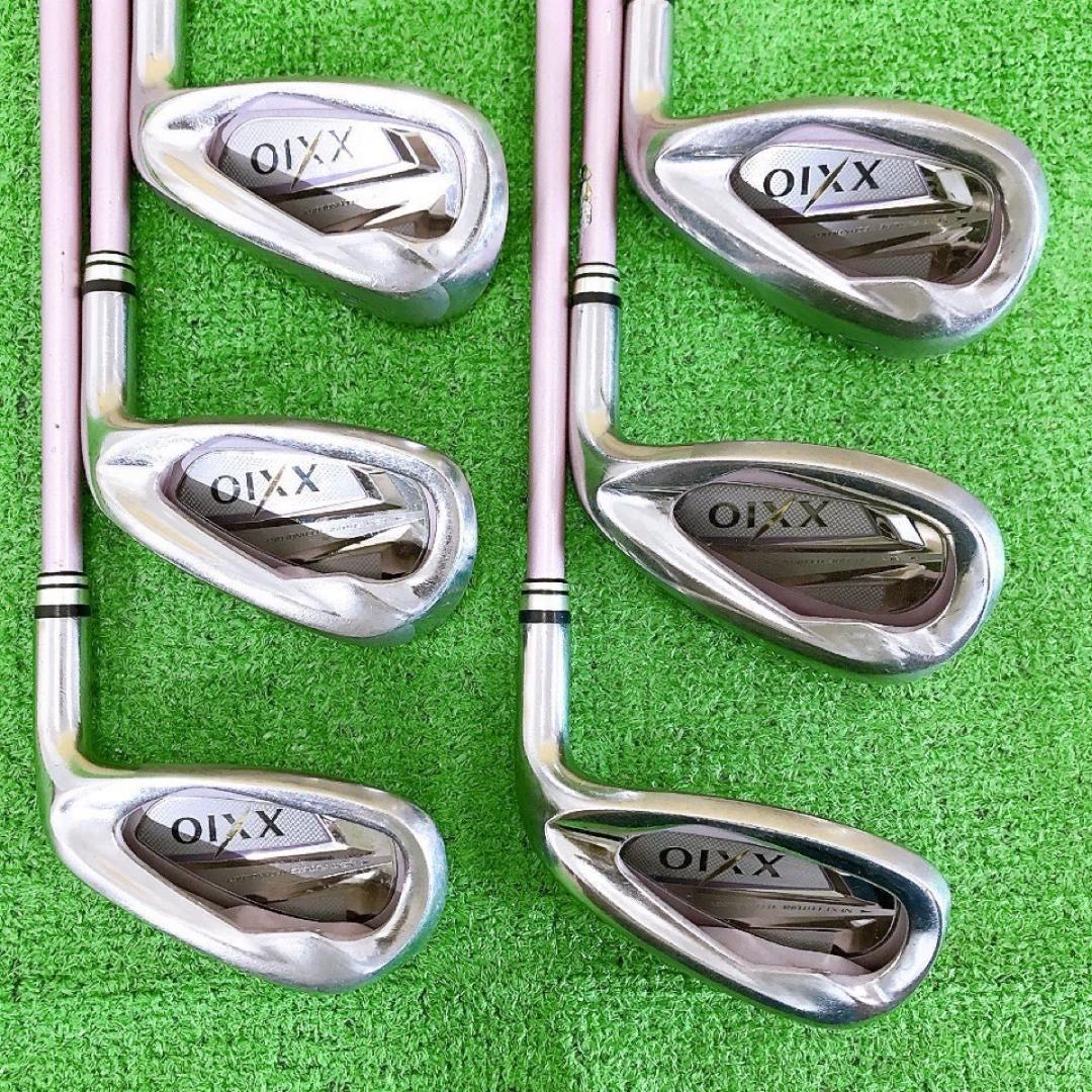 テ31★超希少ピンクゼクシオ7 レディースアイアンセット MP700L XXIO