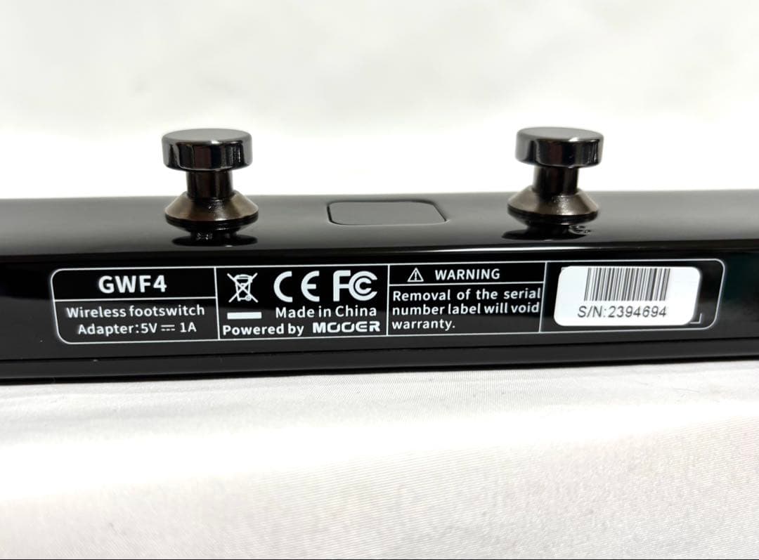 【新品弦張替済】Mooer GTRS S800 別売ワイヤレスフットスイッチ付属