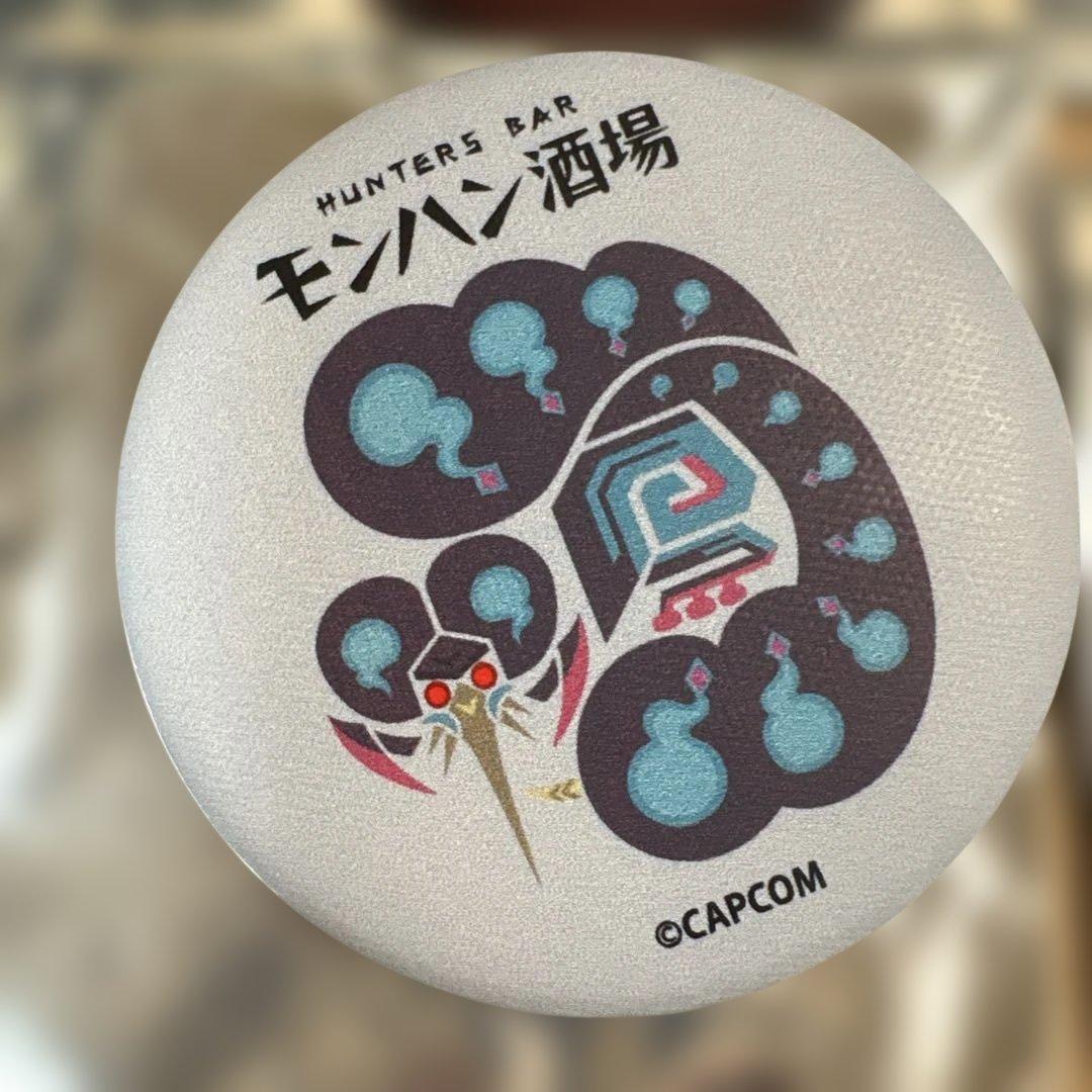 モンハン酒場　モンスターハンターワイルズ　缶バッジ　ゴアマガラ　タマミツネ