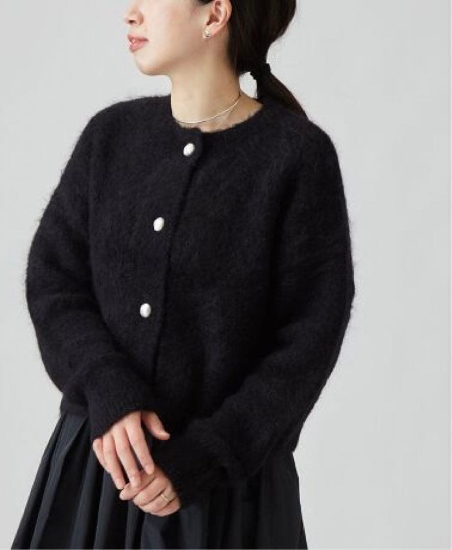 極美品！ジャーナルスタンダード レザージュ アルパカ シャギー カーディガン