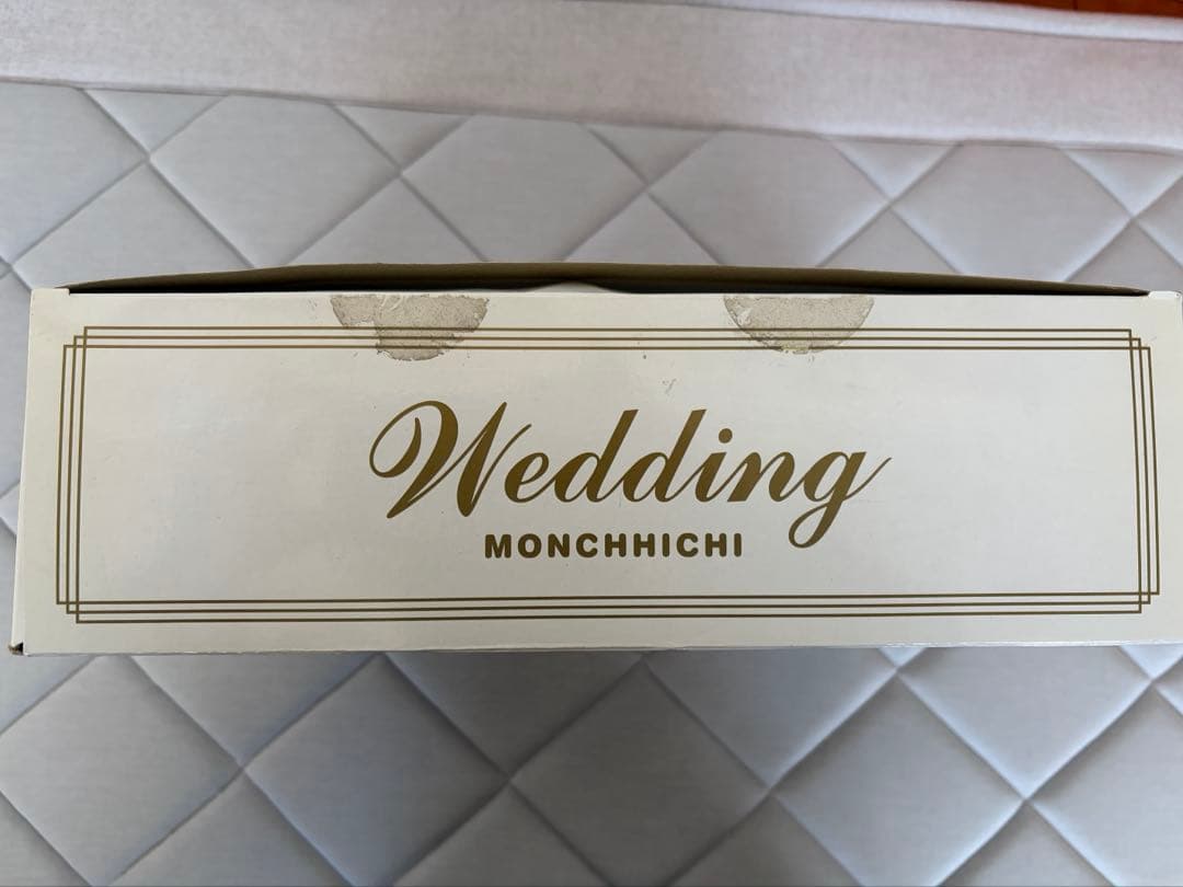 ウェディングモンチッチ ペア　結婚式ウェルカムドール　ドール専用スタンド専用箱付