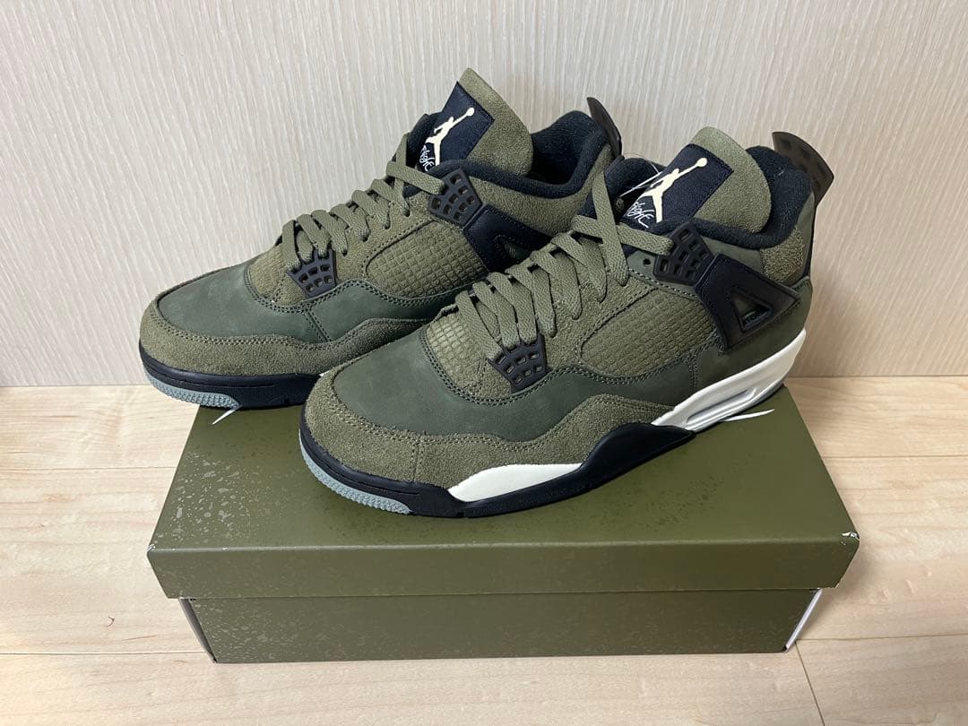 シューズ(男性用) Nike Air Jordan 4 Retro SE Craft \"Olive\"