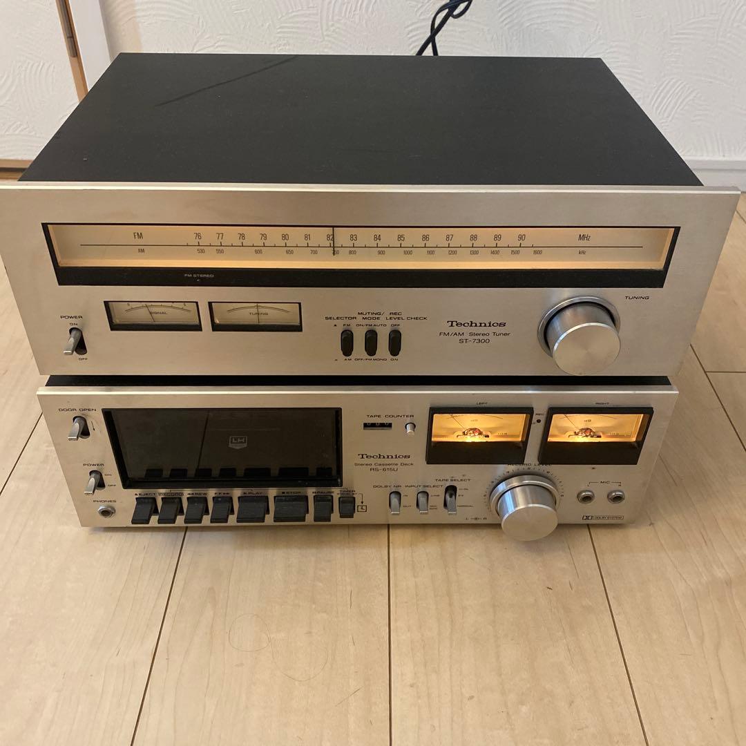 美品Technics RS-615U とST-7300まとめ売リ￼作動品