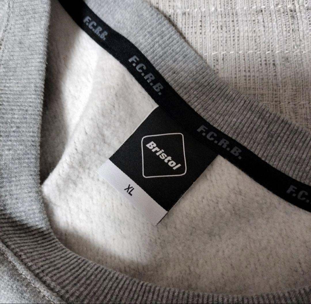 21aw fcrb「SMALL LOGO CREWNECK SWEAT」XL 灰