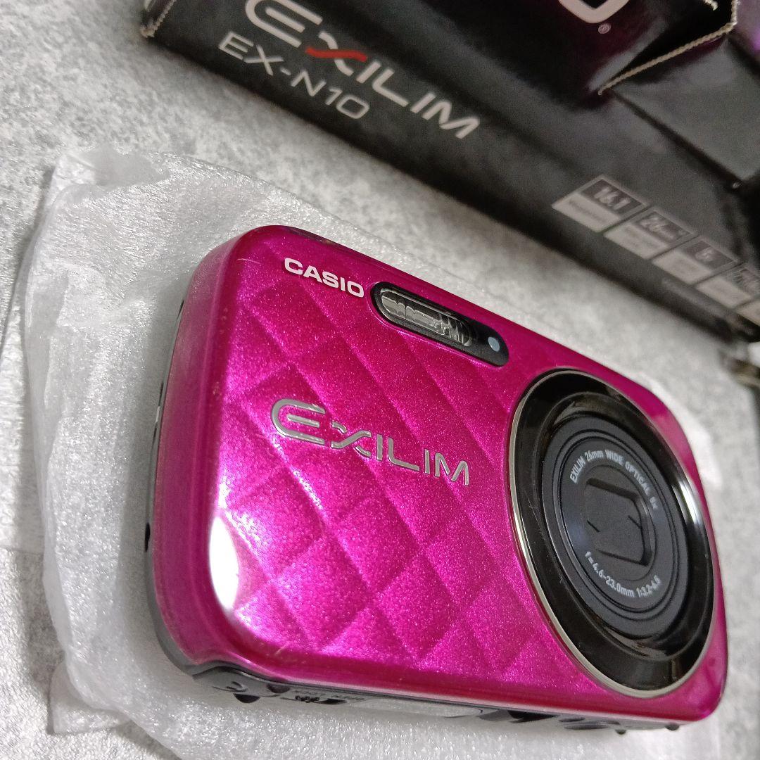 【レトロ可愛い】CASIO EXILIM デジカメ　ピンク 完品　エクシルム