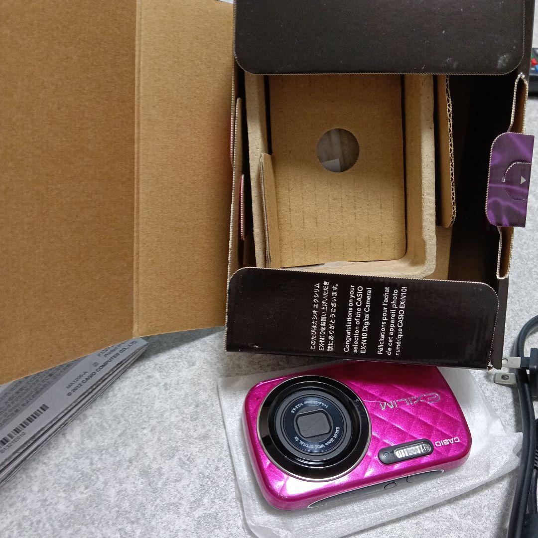 【レトロ可愛い】CASIO EXILIM デジカメ　ピンク 完品　エクシルム