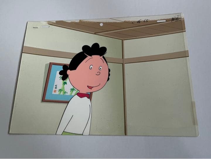セル画　サザエさん　手書き