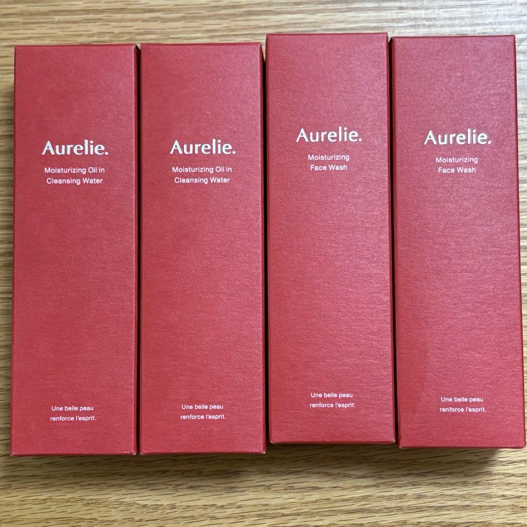 Aurelie. 保湿オイルクレンジング水と洗顔料セット