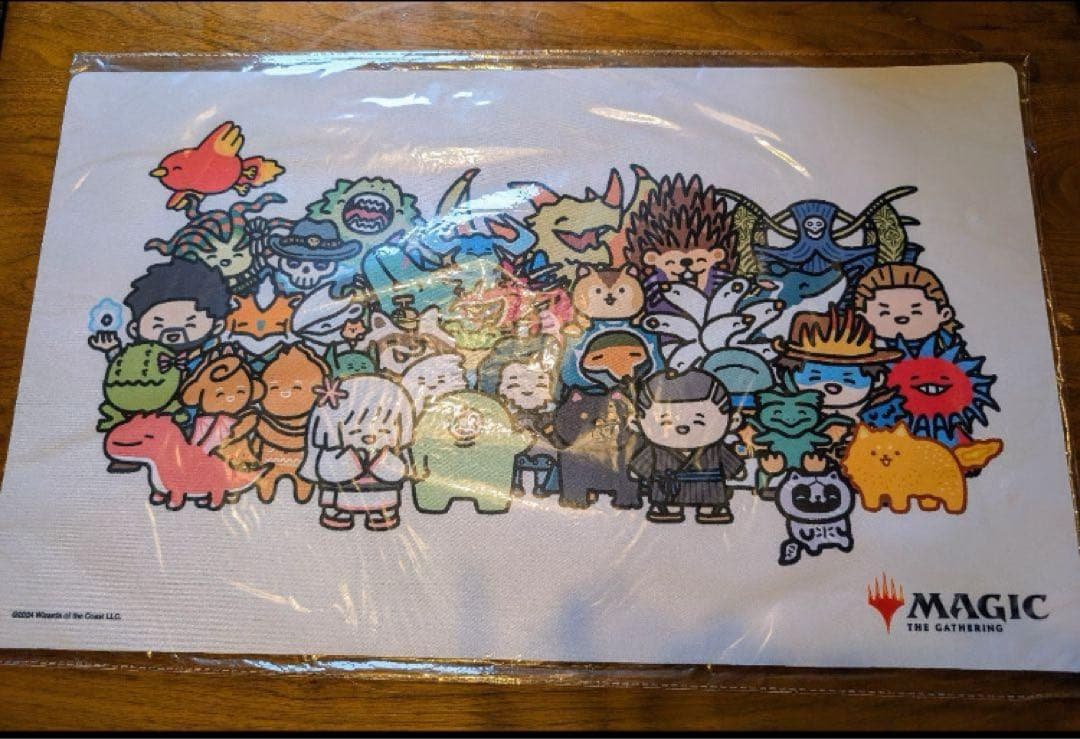 mtg ちびキャラ プレイマット 週末マジック うさぎメン　b