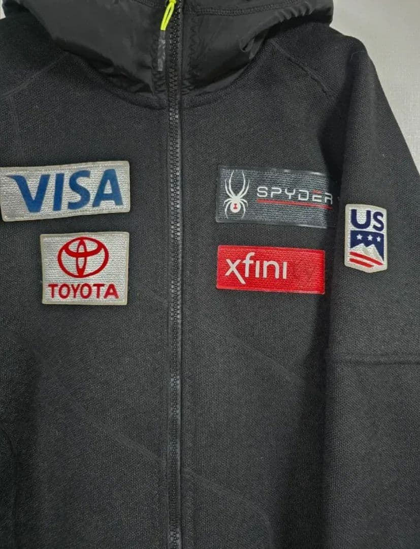 美良品 SPYDER スパイダー U.S.SKI TEAM フード付きジャケット