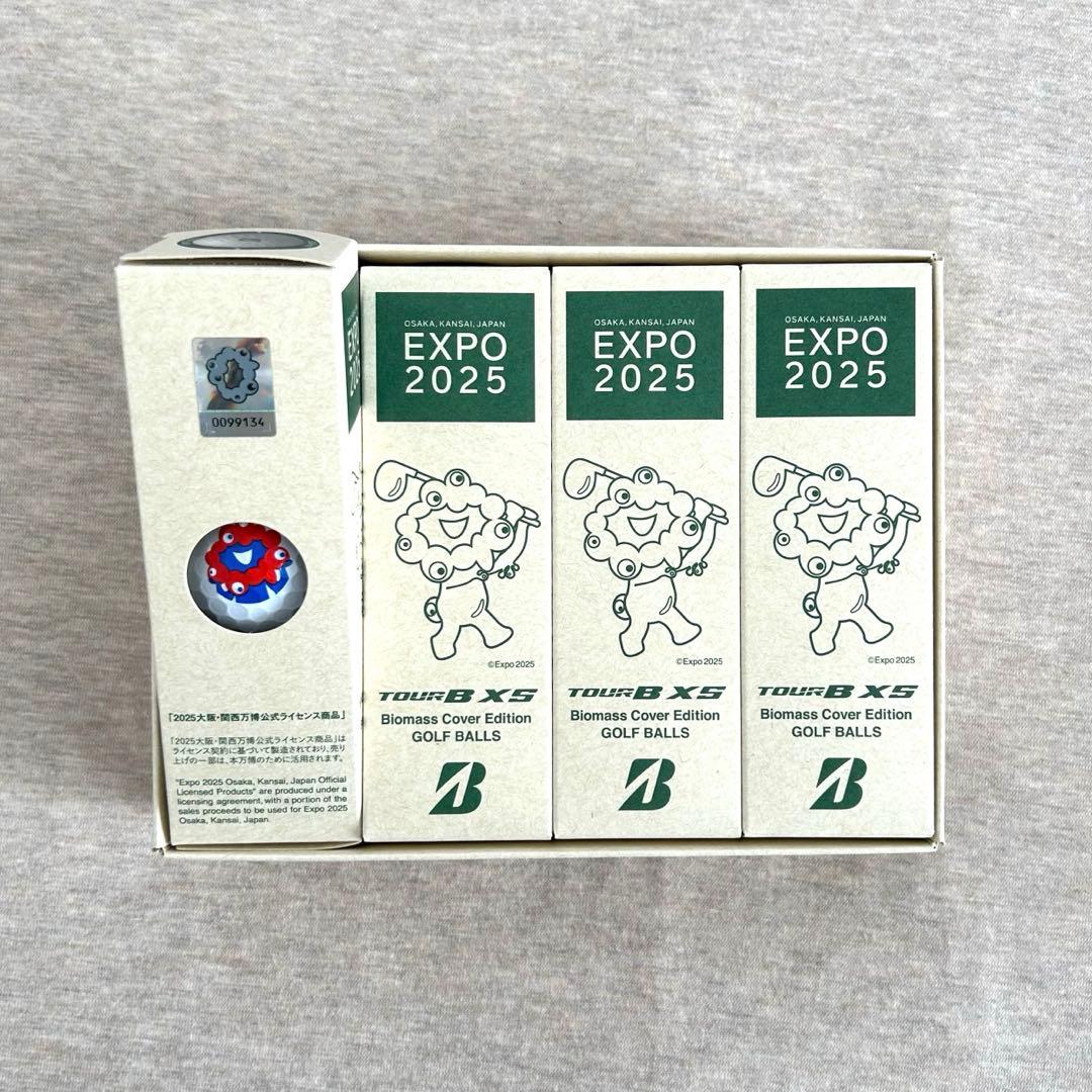 【新品】EXPO2025 大阪万博　ミャクミャク　ゴルフボール　ブリヂストン