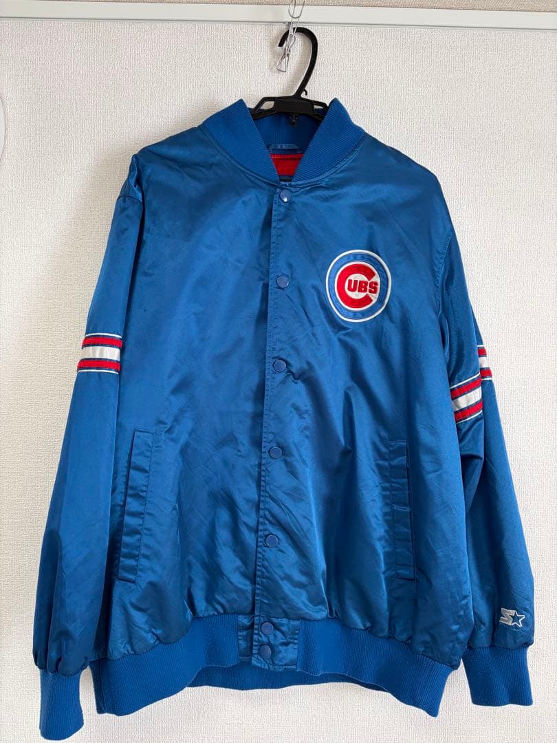 STARTER シカゴカブス ナイロンスタジャン (2XL)