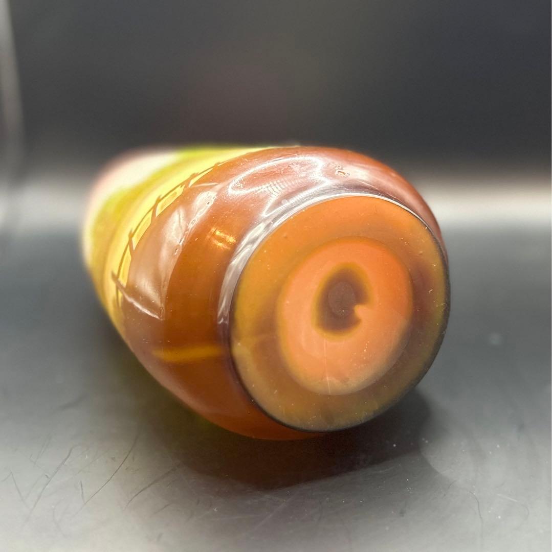 【希少アンティーク】エミール・ガレ 花瓶 29cm 湖水風景 フラワーベース