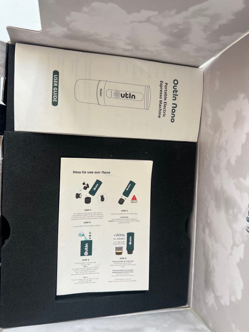 Outin Nano ポータブルエスプレッソマシーン