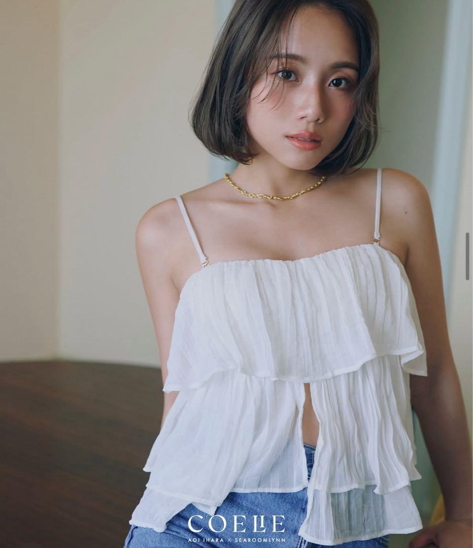 SeaRoomlynn 伊原葵coelie パッドinフリル2wayキャミソール