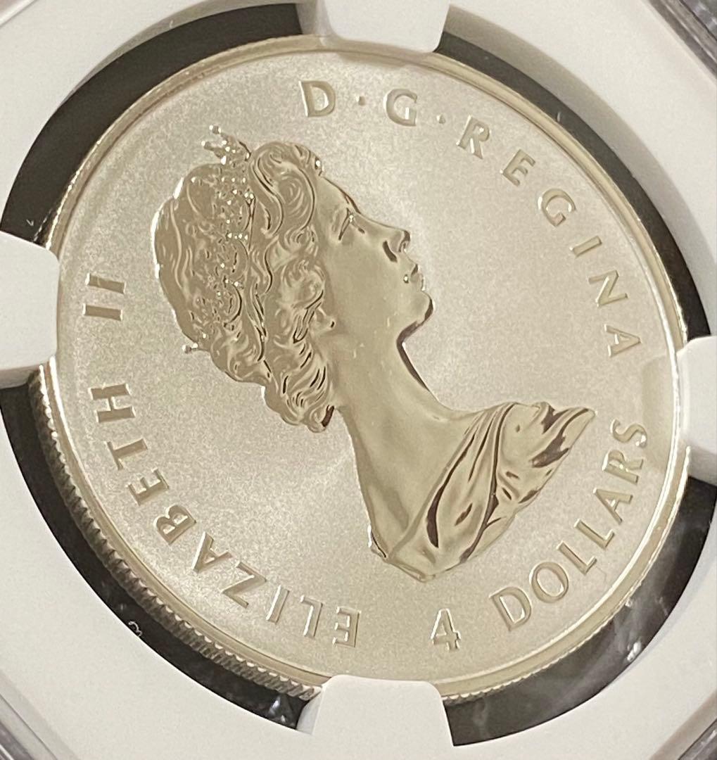 ★ヤングファン必見★最新2025年カナダ メイプルリーフ４ドル 1/2oz 銀貨