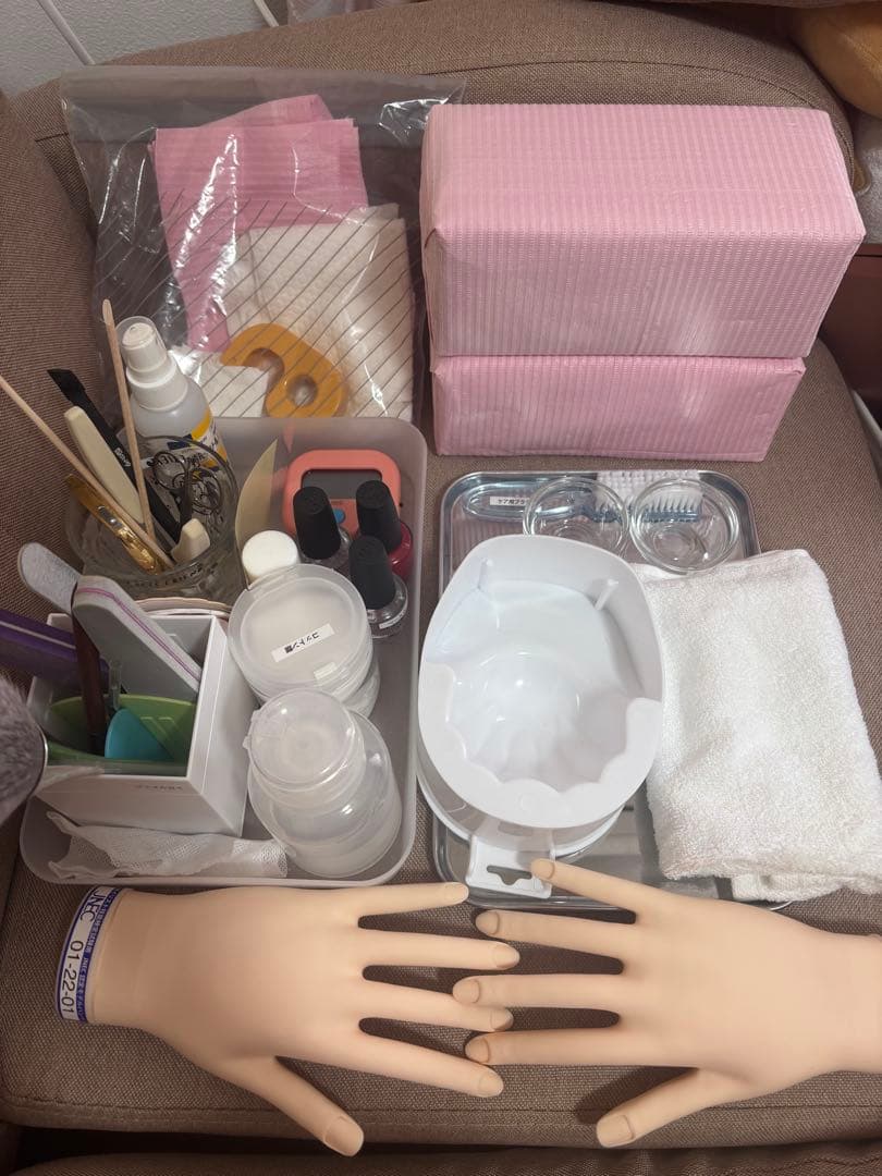 ネイル3級検定セット ハンド付き