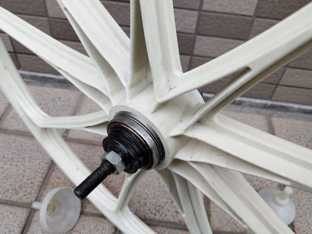 新品 OGKプラホイール 26㌅白 前後セット