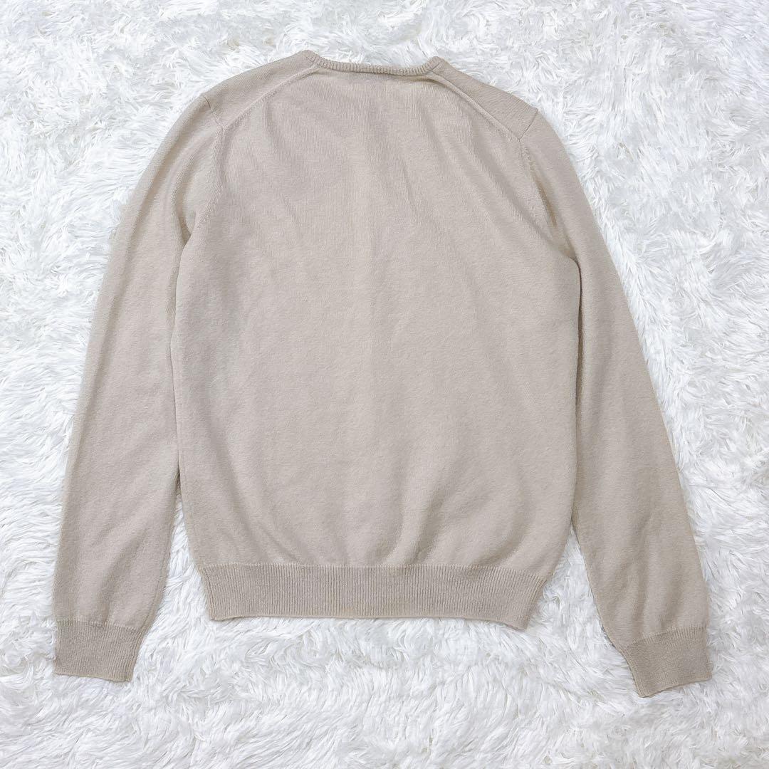 ドゥロワー✨美品✨カシミヤクルーカーディガン✨ベージュ✨シェルボタン✨現行タグ